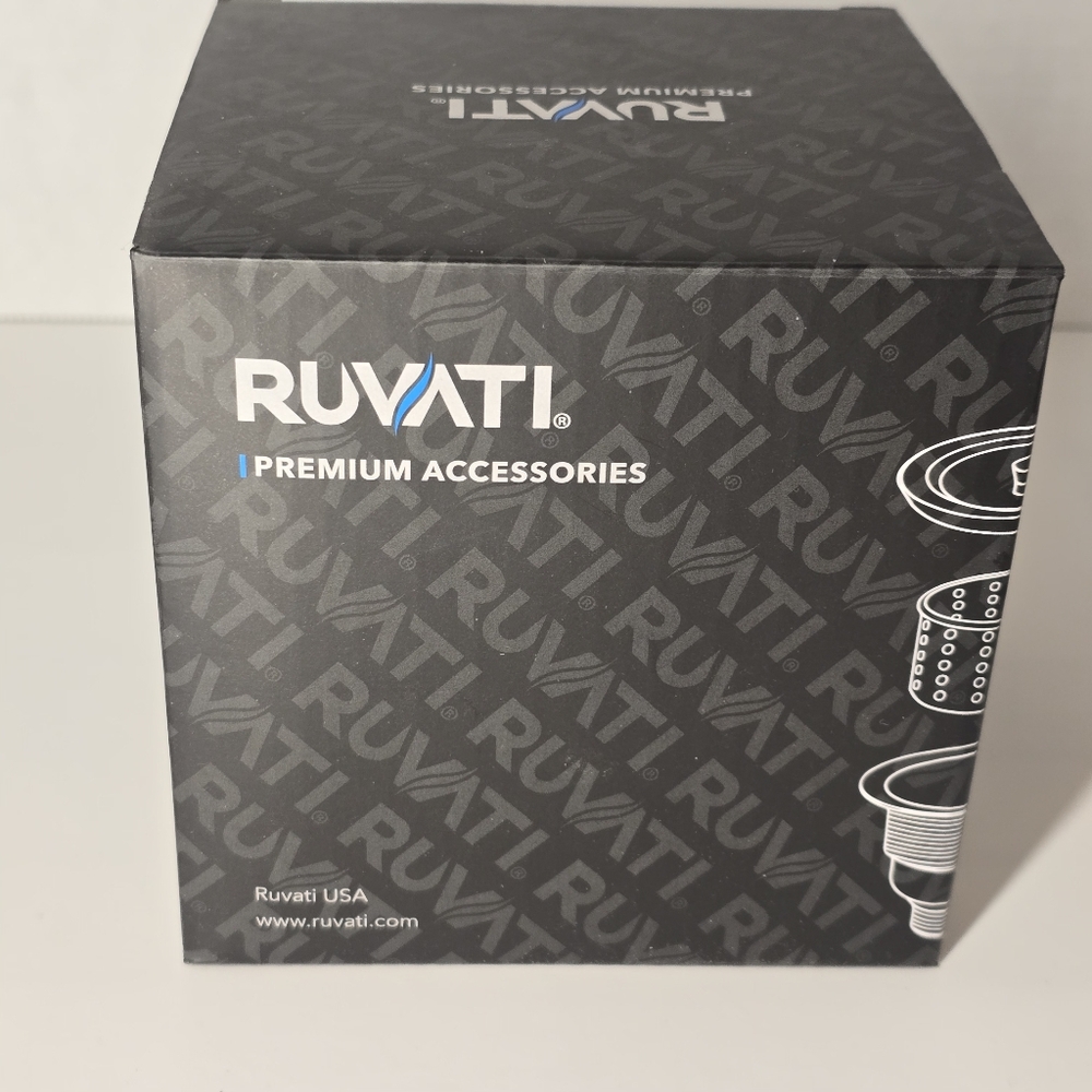 Ruvati RVA1025 Stainless Steel Sink Drain Assembly w/Basket Strainer and Cap